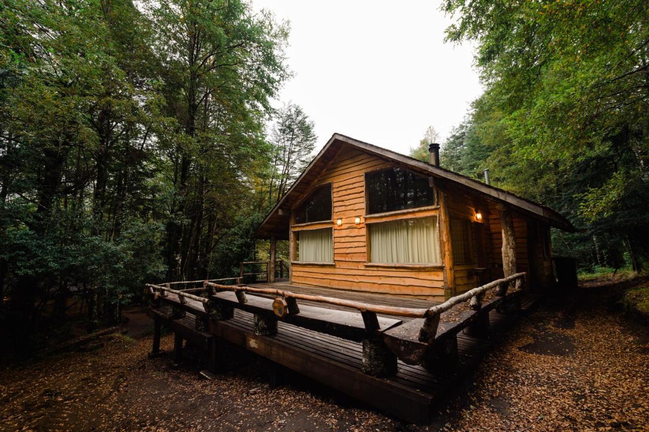 Huilo Huilo Cabanas Del Bosque Puerto Fuy Extérieur photo
