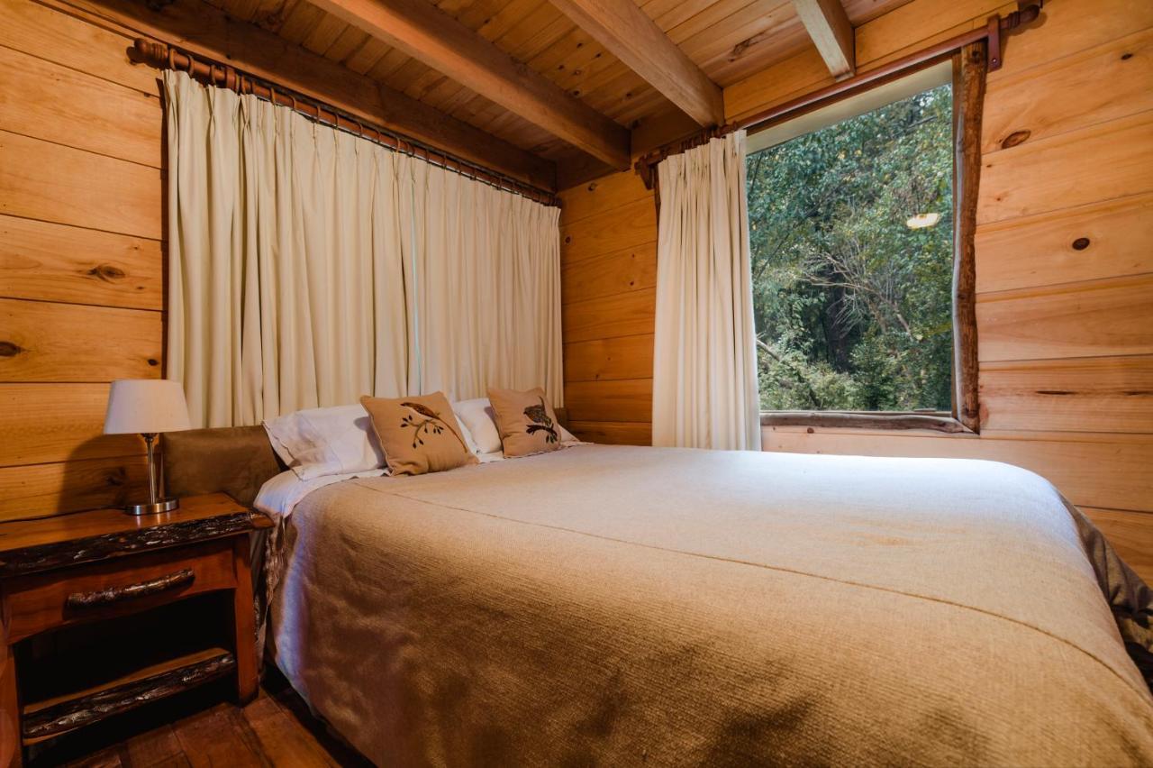 Huilo Huilo Cabanas Del Bosque Puerto Fuy Chambre photo