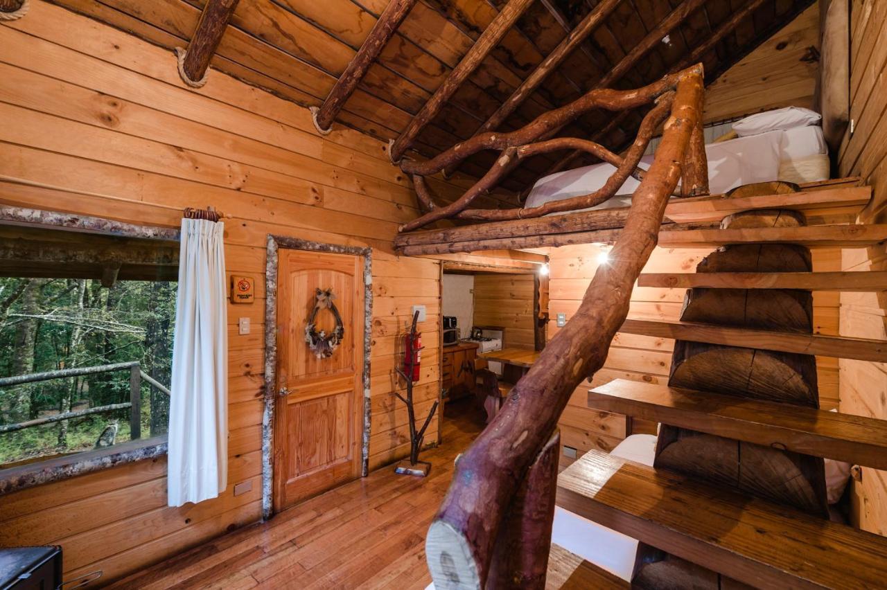Huilo Huilo Cabanas Del Bosque Puerto Fuy Extérieur photo